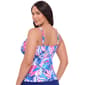 Plus Size American Beach Into the Jungle V Neck Tankini Swim Top - image 3