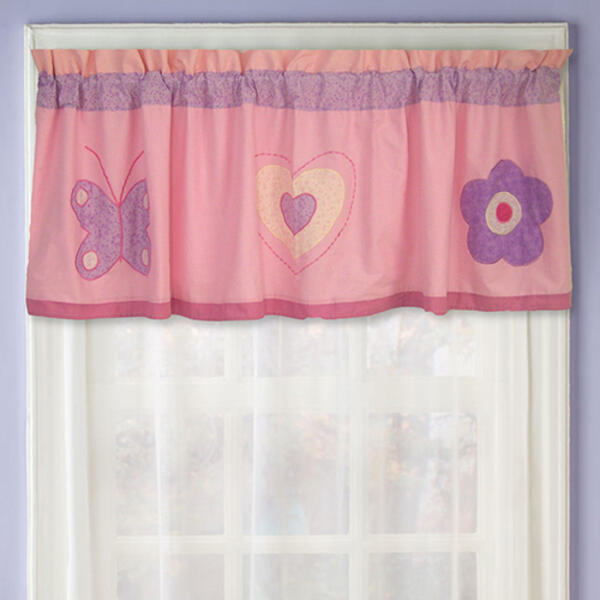 My World Spring Hearts Valance - 18x70 - image 