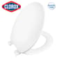 Clorox Antimicrobial Plastic Round Toilet Seat - image 2