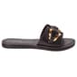 Womens Love 83 Buckle Band Jelly Slide Sandals - image 3