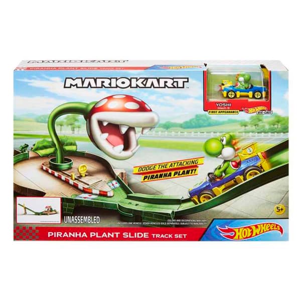 Hot Wheels Mario Kart Piranha Plant Track Set