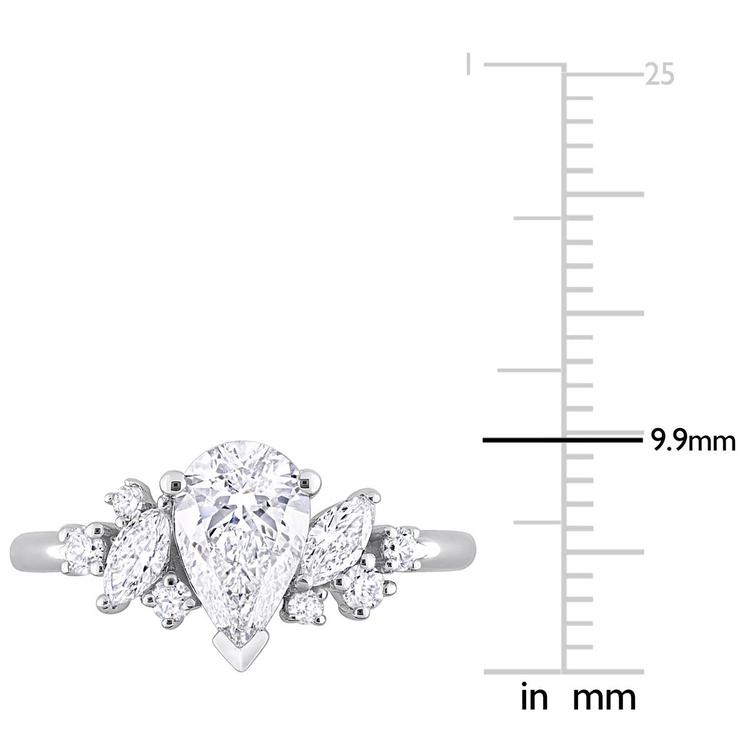 Diamond Classics™ 1 3/8ctw. Diamond 14kt. White Gold Ring