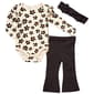 Baby Girl (NB-9M) Willow & Whimsy(R) 3pc. Flower Onesie Set - image 1