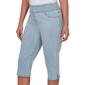 Plus Size Ruby Rd. Key Items Denim Extra Stretch Pull On Clamdig - image 5