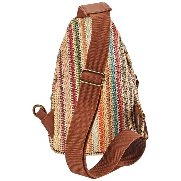Rosetti&#174; Julie Sling Back Crossbody Handbag - Straw Luggage