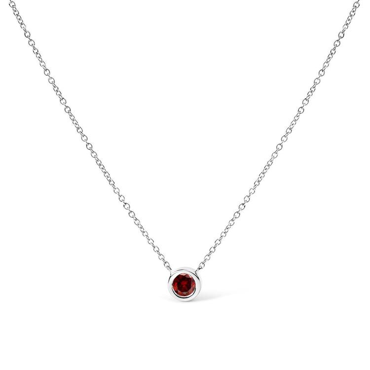 Haus of Brilliance 1/2ctw. Red Lab Grown Diamond Pendant