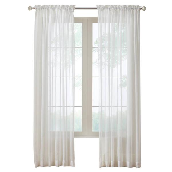 Rhapsody(tm) Voile Rod Pocket Curtain Panel - 54 Width - image 