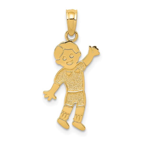 Gold Classics(tm) 14kt. Gold Boy Pendant - image 