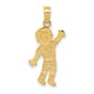 Gold Classics(tm) 14kt. Gold Boy Pendant - image 1