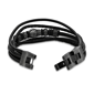 Mens Lynx Stainless Steel & Leather Skull Bracelet - image 3