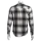 Mens Mountain Ridge Long Sleeve Flannel Shirt - Black/Grey - image 2
