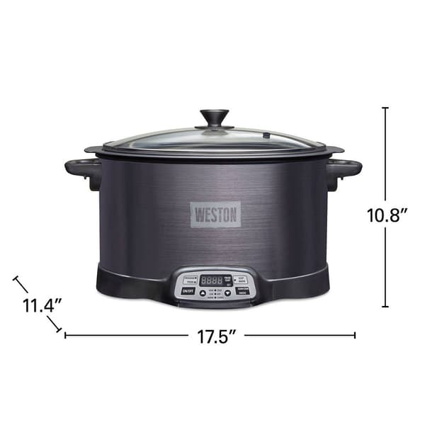 Weston&#174; 2-in-1 Indoor Smoker & Slow Cooker