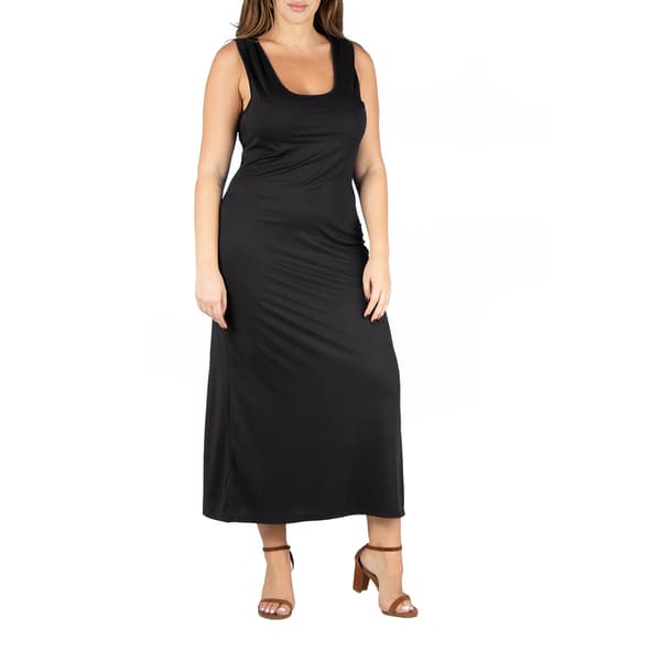 Plus Size 24/7 Comfort Apparel Racerback Maxi Dress