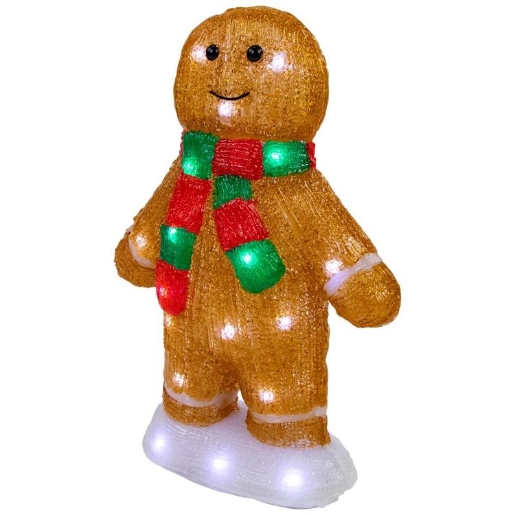 Northlight Seasonal 14in. LED Gingerbread Man Outdoor Décor