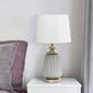 Lalia Home Classix 25in. Fluted Ceramic & Metal Table Lamp - image 3