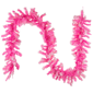 Northlight 9ft. Pink Artificial Flocked Pine Christmas Garland - image 1
