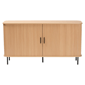 Baxton Studio Lucia Fluted Wood Sideboard Cabinet - image 3