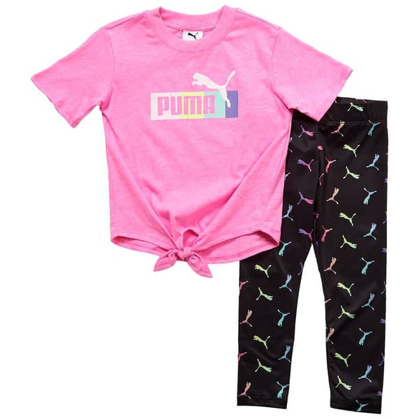 Toddler Girl Puma(R) Short Sleeve Tee and Leggings Set - image 