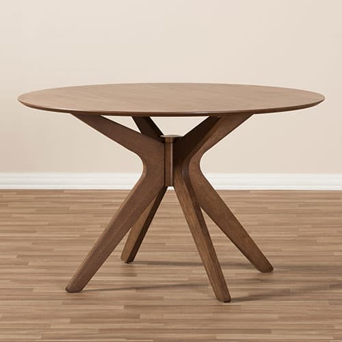 Baxton Studio Monte Mid-Century 47in. Round Dining Table