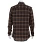 Mens Big & Tall Mountain Ridge Flannel Shirt - Chocolate/Sienna - image 3