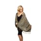 Womens Soxygen Paisley Pashmina Scarf - Black - image 1