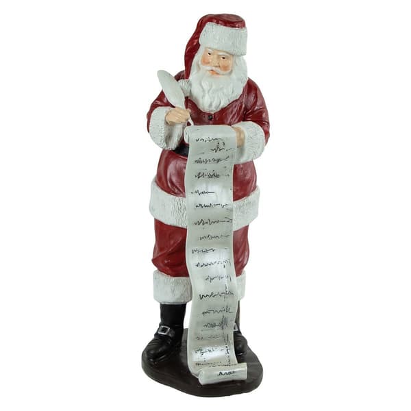 Northlight Seasonal 14in. Naughty or Nice List Christmas Figure