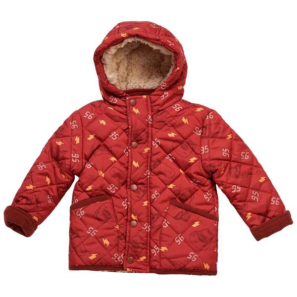 Toddler Boy Disney Cars Quilted Sherpa Jacket