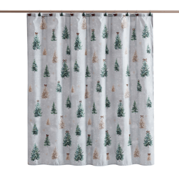 Avanti Snowy Pines Shower Curtain