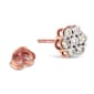 Diamond Classics™ 10kt. Diamond Floral Stud Earrings - image 4