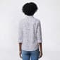 Womens Emily Daniels 3/4 Roll Tab Sleeve Star Button Down - image 2