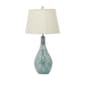 9th & Pike(R) Ceramic Round Blue Table Lamp - Set of 2 - image 1