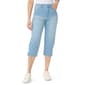Petite Gloria Vanderbilt Amanda Capri White Slit - image 1