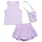 Girls (7-14) Yogalicious(R) 3pc. Racer Back Tank w/ Shorts & Bag - image 1