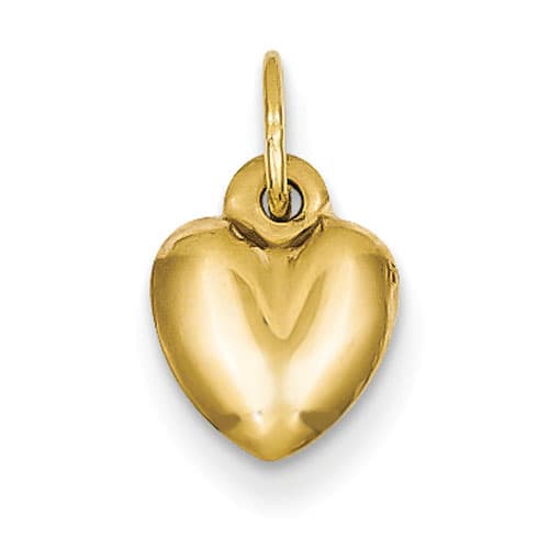 Gold Classics&#40;tm&#41; 14kt. Yellow Gold Puffed Heart Charm - image 