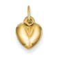 Gold Classics&#40;tm&#41; 14kt. Yellow Gold Puffed Heart Charm - image 1