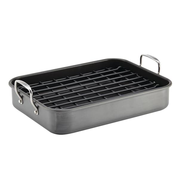 Rachael Ray Bakeware Hard-Anodized Nonstick Roaster