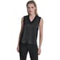 Womens DKNY Sleeeveless Ribbed V Neck Blouse - image 1