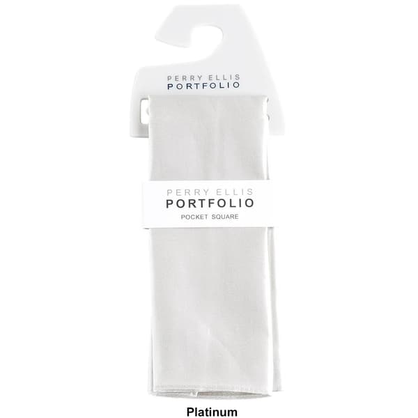 Mens Perry Ellis Solid Pocket Square