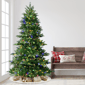 Puleo International 7.5ft Pre-Lit LED Idaho Spruce Christmas Tree - image 2