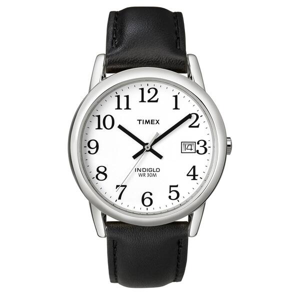 Mens Timex&#40;R&#41; Easy Reader&#40;R&#41; Black Strap Watch - T2H281JT - image 