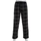 Mens Architect&#40;R&#41; Plaid Rolled Fleece Sleep Pants - Black/Grey - image 1