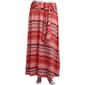 Plus Size NY Collection Pull On Side Tie Chevron Maxi Skirt - image 1