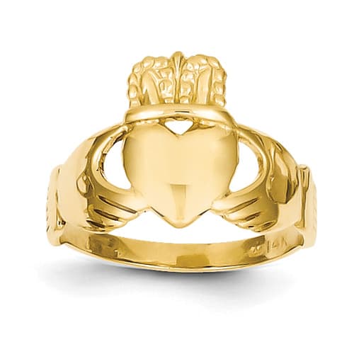Gold Classics&#40;tm&#41; 14kt. Gold Claddagh Ring - image 