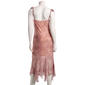 Juniors No Comment Ruffle Strap Godet Hanky Midi Dress- Mauve - image 2