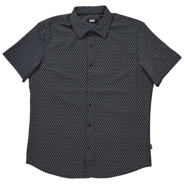 Mens DKNY Paul Geometric Button Down Shirt - image 