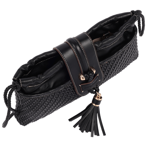 Tommy Bahama Tassel Tab Woven Clutch