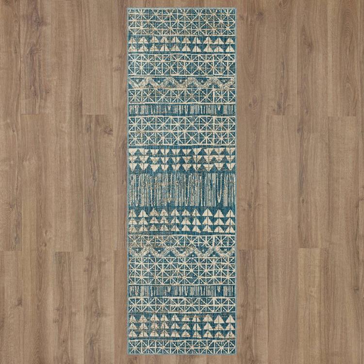 Mohawk Home Sansay Blue Runner