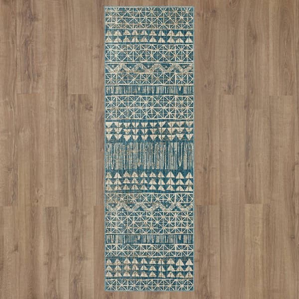 Mohawk Home Sansay Blue Runner