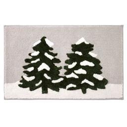 Avanti Winter Trees Holiday Bath Rug