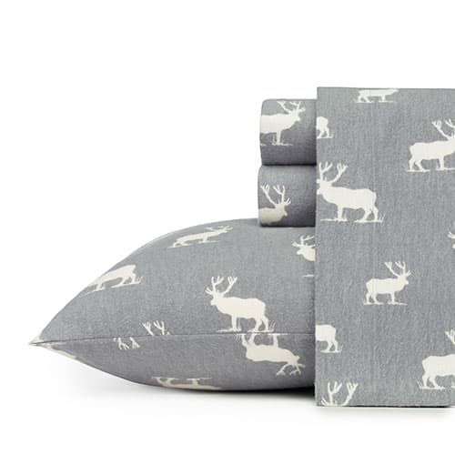 Eddie Bauer Elk Grove 3pc. 160 Thread Count Flannel Sheet Set